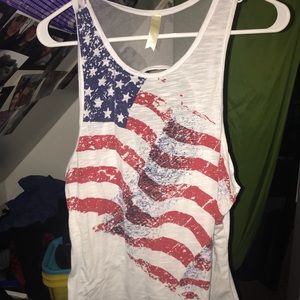 American flag shirt